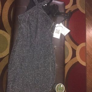 Black/silver Dress